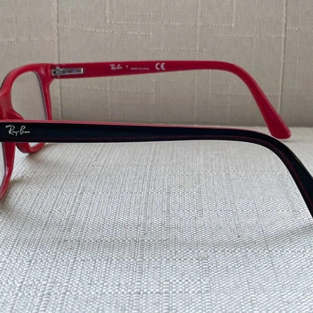 Ray-Ban Youth Glasses Frame Black/Red Tone Eyeglasses Frame 47[]16 130